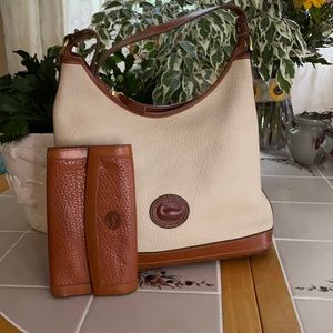 VINTAGE Dooney Hobo and Wallet set!